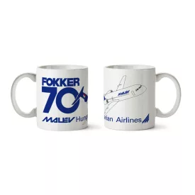 Malév Fokker 70 bögre