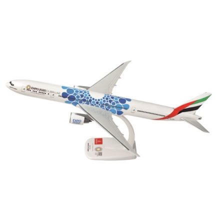 Emirates B777-300ER A6-EPK "Expo Dubai 2020" kék változat 1:200 PPC
