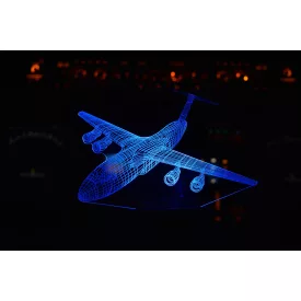 Lockheed C-5 Galaxy - 3D Led lámpa