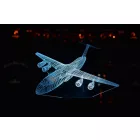 Lockheed C-5 Galaxy - 3D Led lámpa