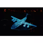 Lockheed C-5 Galaxy - 3D Led lámpa