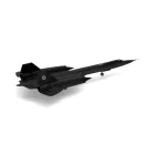 U.S. Air Force Lockheed SR-71A Blackbird  1:200