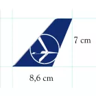 LOT vezérsík hűtőmágnes