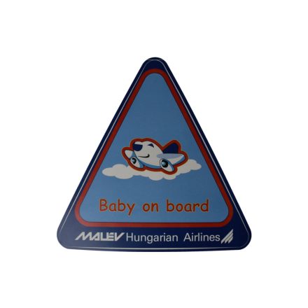Malév Baby on board matrica 