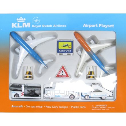 Airport Playset (KLM Boeing 787 / Orange Pride B777)