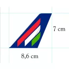 Malév vezérsík hűtőmágnes
