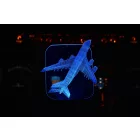 Boeing 747 - 3D Led lámpa