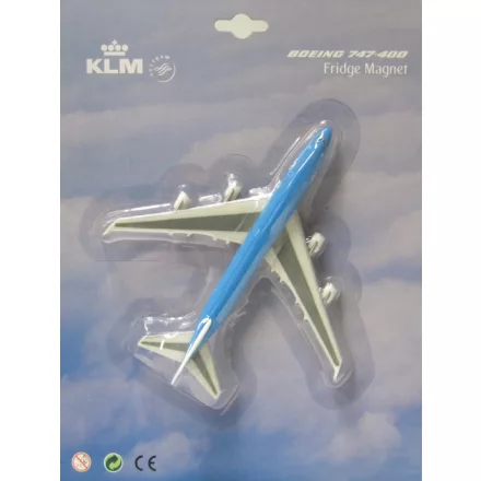 KLM B747 3D hűtőmágnes