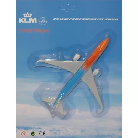 KLM Boeing 777-300ER hűtőmágnes