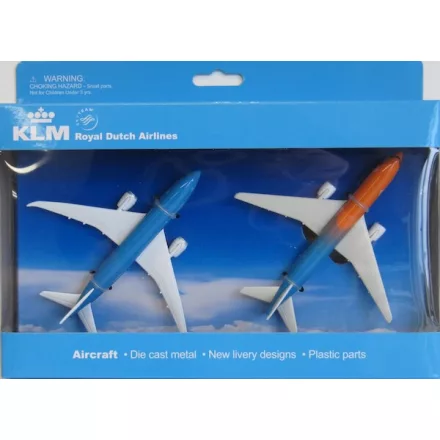  Playset Boeing 787 KLM / Boeing 777 KLM orange pride