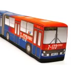 Plüss Ikarus 280 Kék-Piros 7-173