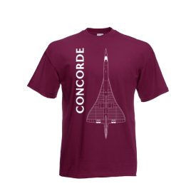Concorde környakas póló, burgundi