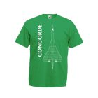 Concorde környakas póló, zöld