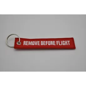 Remove Before Flight kulcstartó