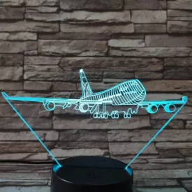 Delta 747 - 3D Led Lámpa