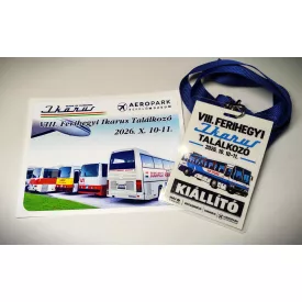   VIII. Ikarus Találkozó – Kiállítói passz/badge + matrica