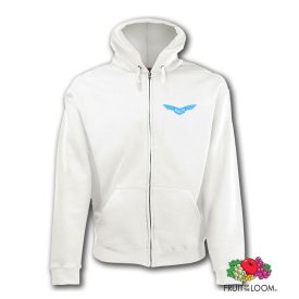 Malév logós (Il-14 korszak) cipzáros-kapucnis pulcsi