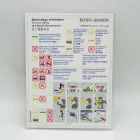 Malév biztonsági tájékoztató csomag ( Safety card ) ( 4db ) 
