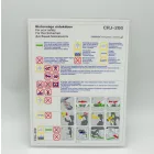 Malév biztonsági tájékoztató csomag ( Safety card ) ( 4db ) 