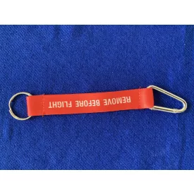 Remove Before Flight kulcstartó